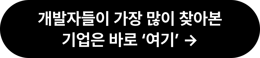 개발자들이 가장 많이 찾아본 기업은 바로 여기