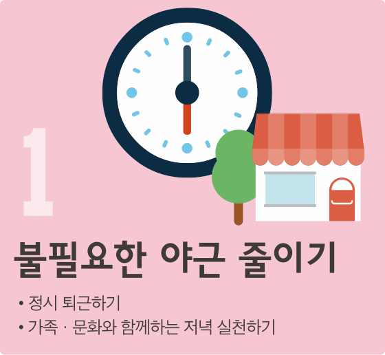 불필요한 야근 줄이기